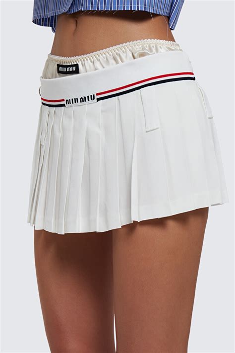 miu miu micro skirt price|mini miu skirts.